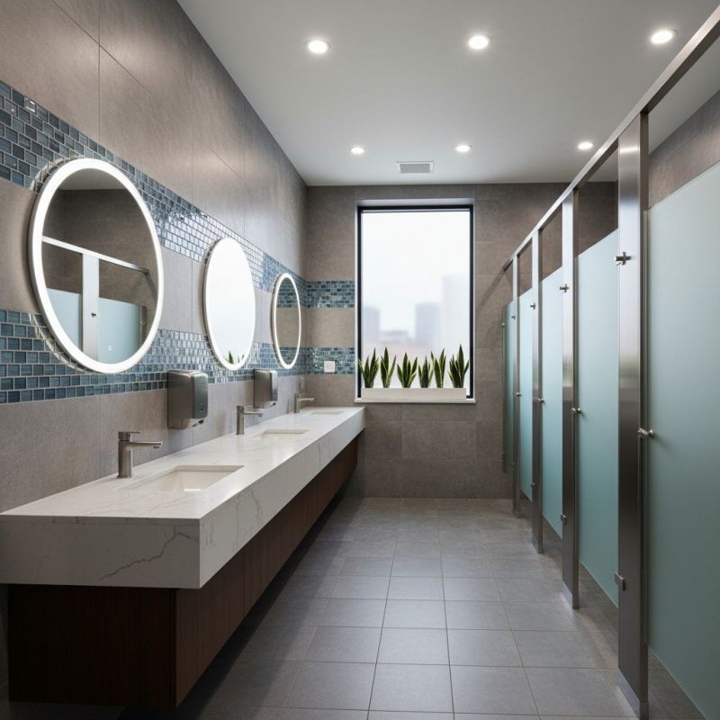 Office Bathroom Renovation in Denver County, CO